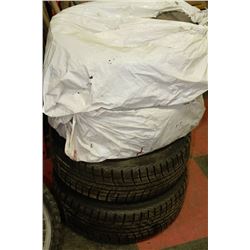 SET OF 4 YOKOHAMA ICE GUARD WINTER TIRES (IF52C)