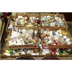 PALLET WITH HUGE ESTATE COLLECTION OF SALT AND