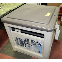 50FT RUBBER GARDEN HOSE IN CASE