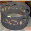 Image 1 : HOMEMADE FREEHAND CUT WILDLIFE FIRE RING WITH 3