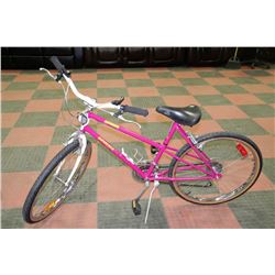 LADIES SUPERCYCLE PINK 15SP MOUNTAIN BIKE