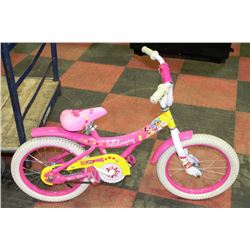 GIRLS LALALOOPSY PINK BIKE
