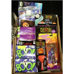 FLAT OF NEW HALLOWEEN DECORATIONS ON CHOICE