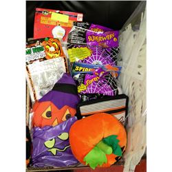 FLAT OF NEW HALLOWEEN DECORATIONS ON CHOICE