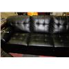 Image 2 : BLACK LEATHERETTE LARGE SECTIONAL WITH