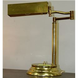 BRASS BANKERS LAMP