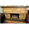 Image 1 : STONE LOOK FIREPLACE