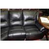 Image 2 : BLACK 50/50 LEATHER SECTIONAL