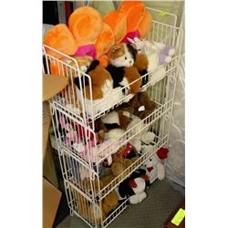 4 LARGE STACKING COMMERCIAL BINS FILLED WITH NEW