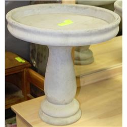 CONCRETE BIRDBATH - 15" X 15"