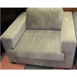 SHOWHOME SOFA CHAIR ON CHOICE: GREY MICROFIBRE