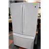 Image 1 : GE 36" WHITE BOTTOM MOUNT REFRIGERATOR