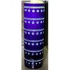 Image 1 : BLUE DECORATIVE ART GLASS VASE