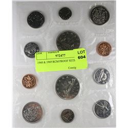 1968 & 1969 RCM PROOF SETS X2
