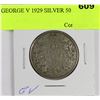 Image 1 : GEORGE V 1929 SILVER 50 CENTS