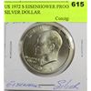 Image 1 : US 1972 S EISENHOWER PROOF SILVER DOLLAR