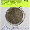 Image 1 : GEORGE V 1935 SILVER DOLLAR - 1ST DOLLAR ISSUED IN