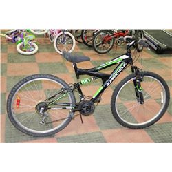 GREEN AND BLACK SUPERCYCLE 18 SP FULL SUSP