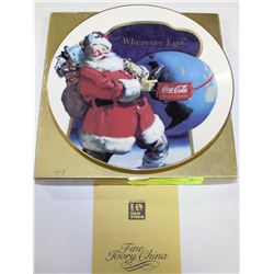COCA COLA IVORY COLLECTIBLE PLATE 346/480