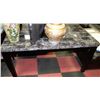 Image 1 : FAUX MARBLE KITCHEN TABLE
