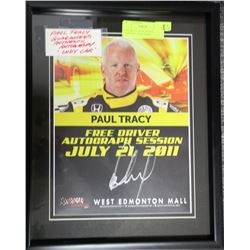 PAUL TRACY GUARANTEED AUTHENTIC AUTOGRAPH