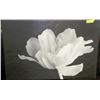 Image 1 : WHITE FLOWER CANVAS PICTURE 24"X36"
