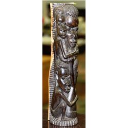 HAND CARVED WOODEN STATUETTE