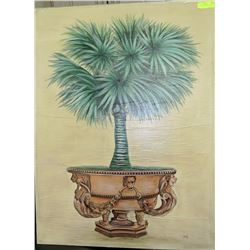 CANVAS PLANT PAINTING 30"X40"