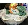 Image 1 : TABLE TOP CARVED FISH FOUNTAIN 14" WIDE