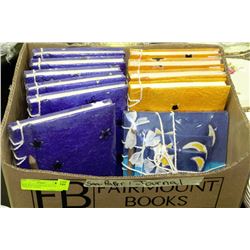 BOX WITH HANDMADE SAA  PAPER JOURNAL BOOKS