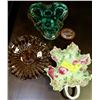 Image 1 : COLLECTION OF ART GLASS, PINK DEPRESSION GLASS &