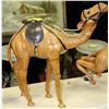 Image 1 : LARGE LEATHER CAMEL  STANDING UP