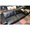 Image 1 : 3PC BLACK LEATHER COUCH,LOVESEAT & CHAIR