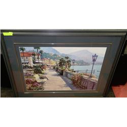 FRAMED AND MATTED PICTURE 42"X33"