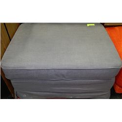 GREY OTTOMAN WITH STORAGE