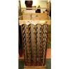 Image 1 : TALL WOODEN 40 BOTTLE WINE HOLDER