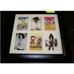 BETTY BOOP & JOHNNY DEPP FRAMED COLLAGE