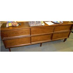 8' BUFFET WITH SILVERWARE DRAWERS WITH 9 SLIDING