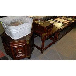 WOODEN COFFEE TABLE,END TABLE & OCTAGON TABLE