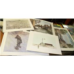 ESTATE COLLECTION OF ASSORTED PRINTS