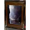 Image 1 : LARGE PICTURE WITH MIRRORED FRAME