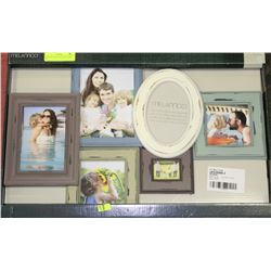 WOOD PICTURE COLLAGE FRAME 21"