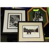 Image 1 : THREE ANIMAL FRAMED PICTURES