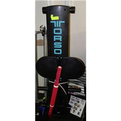 TORSO MACHINE WITH EXERCISE DEVICE