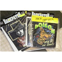 FLAT OF ROCK BAND BACK PATCHES