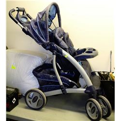 GRACO 6-WHEEL STROLLER W/CANOPY,