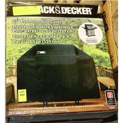 LARGE NEW BLACK & DECKER BARBECUE COVER - 55"