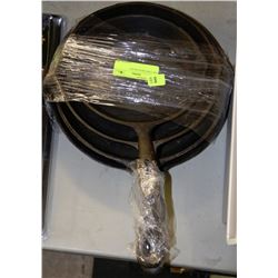 4-PC CAST IRON PAN SET