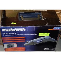 NEW MASTERCRAFT ROTARY TOOL KIT IN CASE