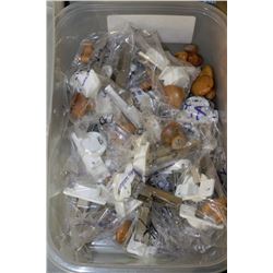 CLEAR BIN W/ NEW GOOD QUALITY CABINET